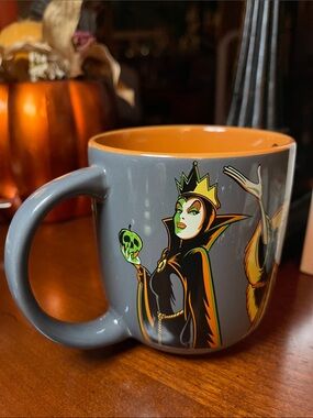 Disney Gray and Orange Evil Queen Ceramic Coffee Mug